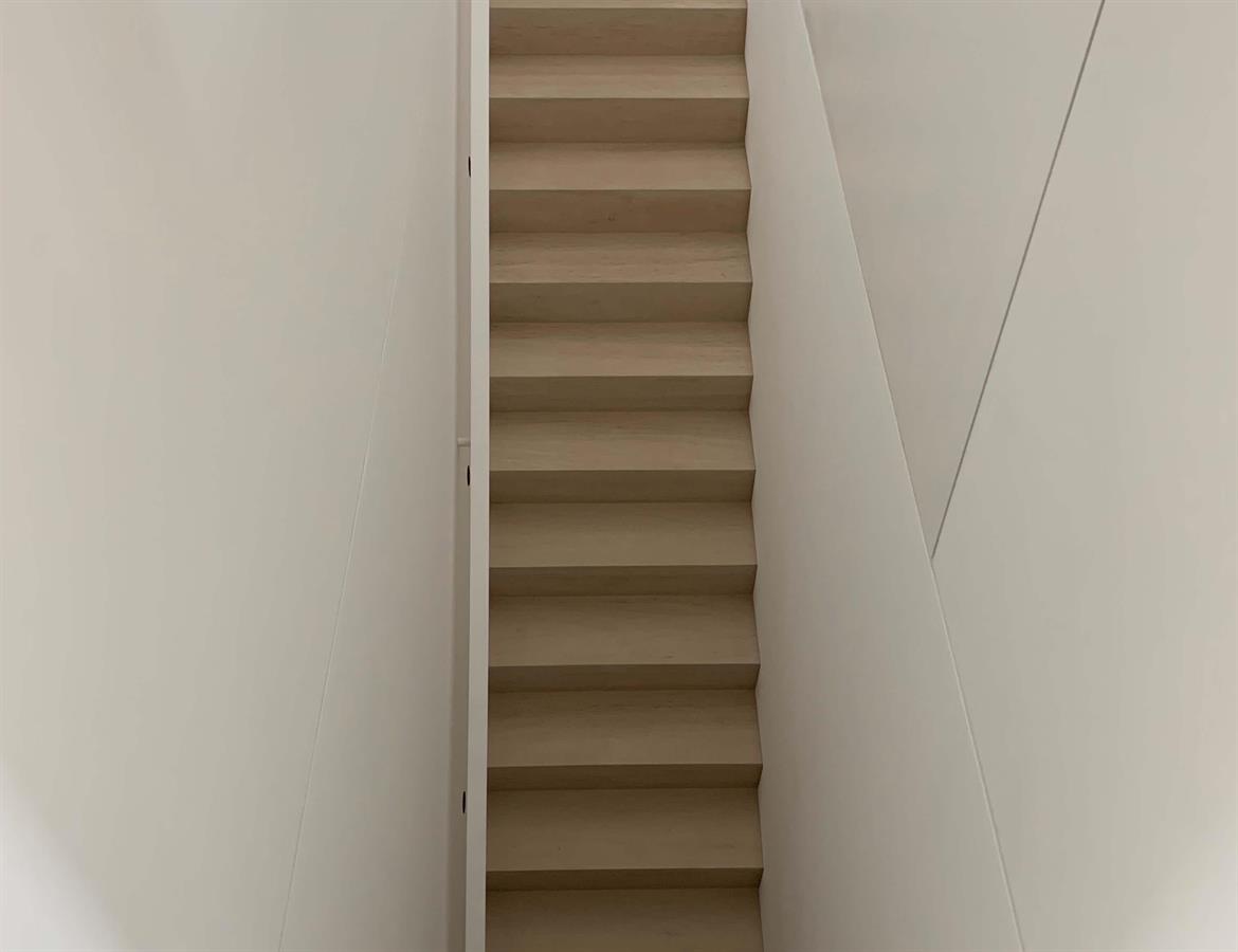 Moca Cream  Limestone Staircase